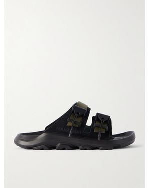 Birkenstock Maharishi Mogami Terra Tech Suede Sandals - Black