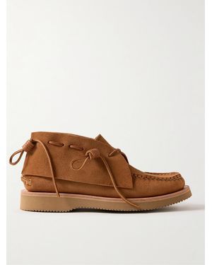Yuketen 8 Pig Tails Suede Chukka Boots - Brown