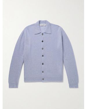Our Legacy Evening Alpaca-Blend Cardigan - Blue