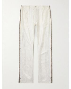 Etro Silk Trousers - White