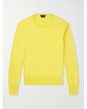 Tom Ford Cotton Jumper - Yellow