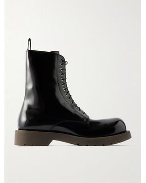 Jil Sander Leather Boots - Black