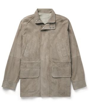 STÒFFA Traveler Suede Jacket - Gray