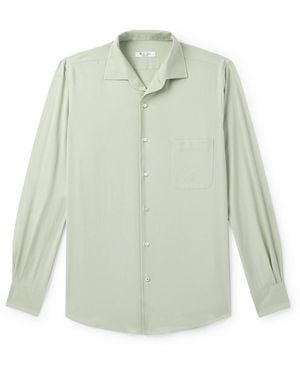 Loro Piana André Silk Shirt - White