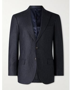 J. Mueser Waverly Wool Suit Jacket - Blue