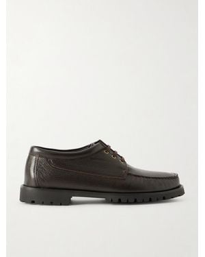 Morjas The Camp Moc Full-Grain Deerskin Boat Shoes - Braun