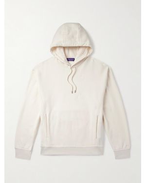 Ralph Lauren Cotton And Cashmere-Blend Jersey Hoodie - Natural