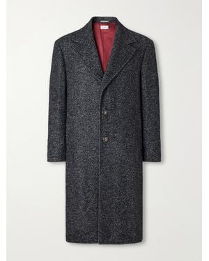 Brunello Cucinelli Herringbone Twill Coat - Blue