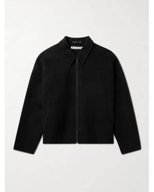 Acne Studios Doverio Wool-Flannel Jacket - Black