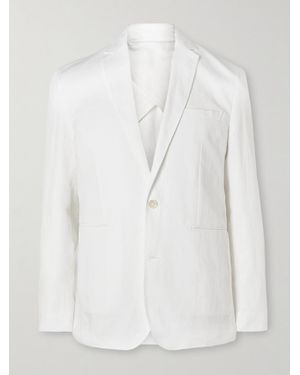 Orlebar Brown Garret Unstructured Linen And Cotton-Blend Suit Jacket - White