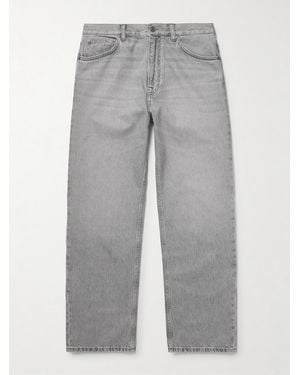 NN07 Otis 10034 Straight-Leg Organic Jeans - Grey