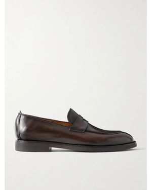Officine Creative Opera Flexi 101 Leather Loafers - Brown