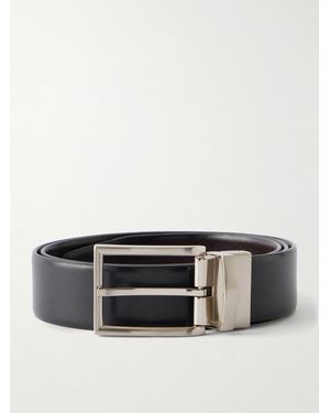 Officine Creative Oc Strip/104 Reversible Leather Belt - Black