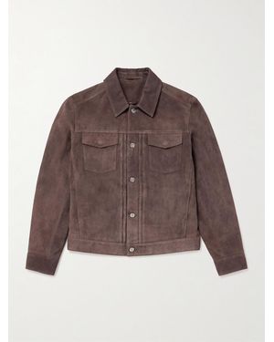 MR P. Suede Jacket - Brown