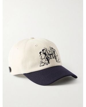 Enfants Riches Deprimes Seesaw Kids Logo-Embroidered Cotton-Twill Baseball Cap - White