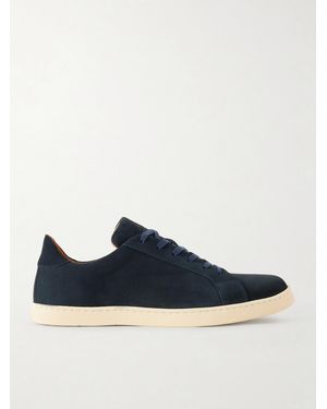 George Cleverley Jack Iii Suede Trainers - Blue