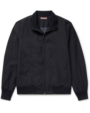 Orlebar Brown Alvaro Merino Wool Jacket - Blue