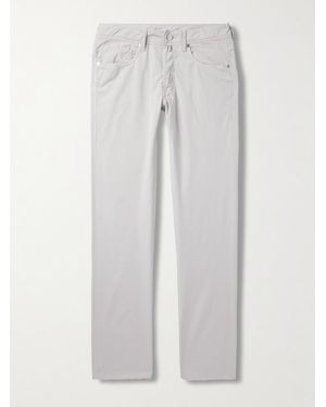 Incotex Pantaloni Slim-Fit - Bianco