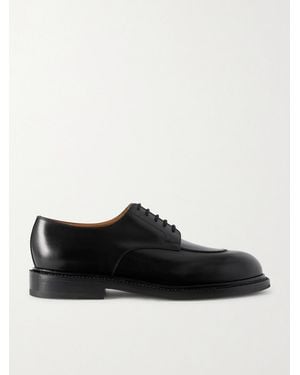 J.M. Weston Leather Derby Shoes - Black