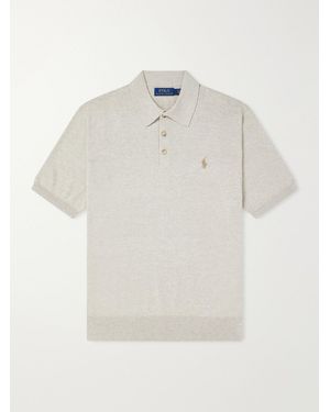 Polo Ralph Lauren Logo-Embroidered Cotton Polo Shirt - White