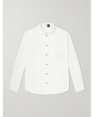 Loewe Paula's Ibiza Anagram-Embroidered Lyocell-Poplin Shirt - Natural
