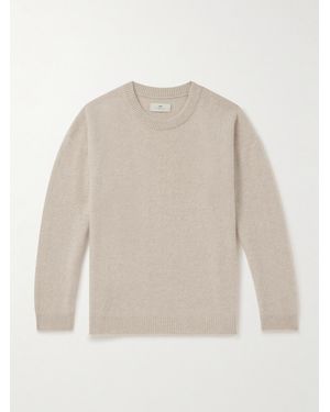 SSAM Brushed Cashmere Jumper - White