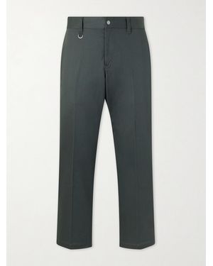 Neighborhood Straight-Leg Twill Trousers - Grau