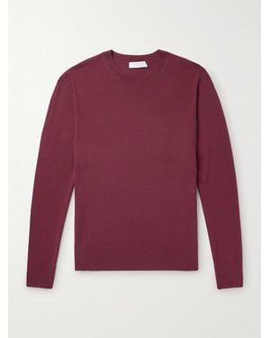 Gabriela Hearst Palco Slim-Fit Merino Wool Jumper - Red
