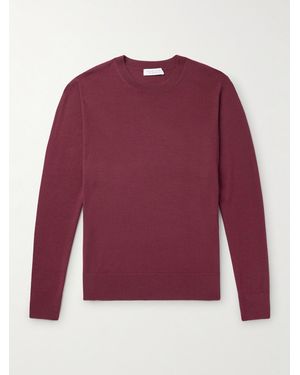 Gabriela Hearst Palco Slim-Fit Merino Wool Jumper - Red