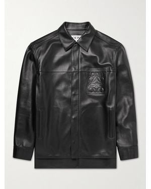 Loewe Black Leather Jacket