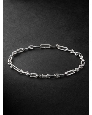 MAOR Pelham Sterling Chain Bracelet - Black