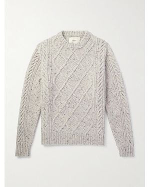 James Purdey & Sons Cable-Knit Cashmere Jumper - White