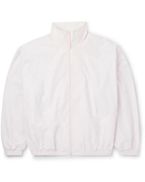 Acne Studios Olandios Logo-Embroidered Cotton And Nylon-Blend Bomber Jacket - White