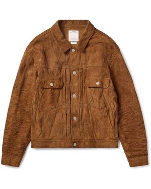 Visvim Suede Jacket - Brown