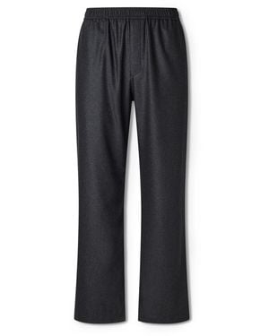Celine Cashmere-Flannel Pants - Black