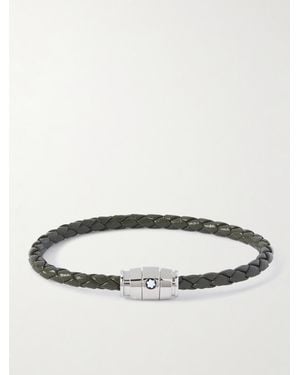 Montblanc Tone Woven Leather Bracelet - Natural