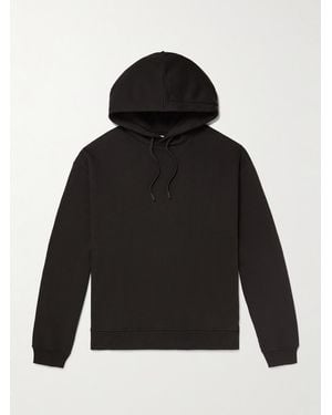 NN07 David Organic Cotton-jersey Hoodie - Black