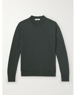 MR P. Curtis Cashmere Sweater - Verde
