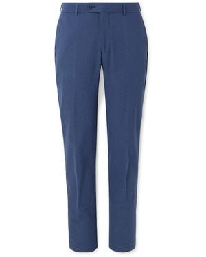 Peter Millar Surge Straight-Leg Tech-Jersey Golf Pants - Blue