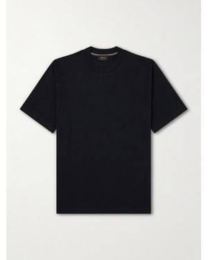 Brioni Cotton-Jersey T-Shirt - Black