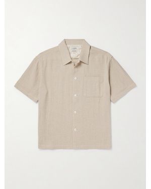 FRAME Cotton-Blend Shirt - Natural