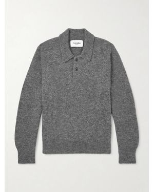 Corridor NYC Baby Alpaca-blend Polo Jumper - Grey