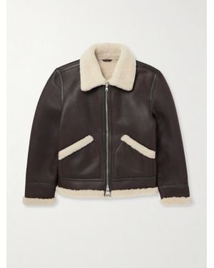 MR P. Shearling Aviator Jacket - Black