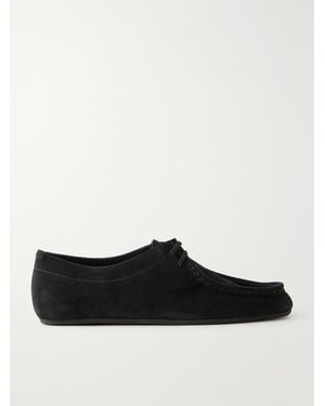 Jil Sander Suede Derby Shoes - White