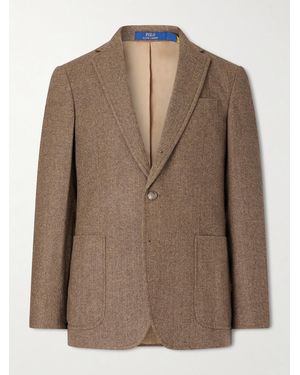 Polo Ralph Lauren Herringbone Tweed Blazer - Brown