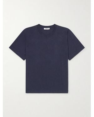 CDLP Lyocell And Pima Cotton-Blend Jersey T-Shirt - Blue