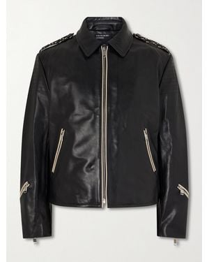 Enfants Riches Deprimes Afterlife Leather Jacket - Black