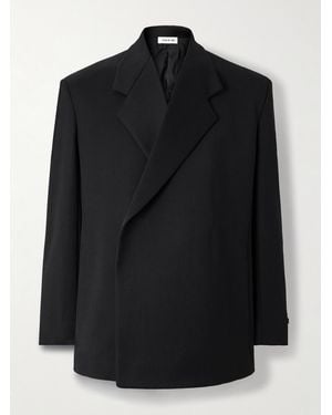 Fear Of God Double-breasted Virgin Suit Jacket - Black