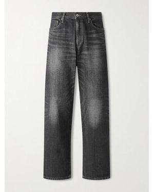 Neighborhood Wide-Leg Selvedge Jeans - Grey