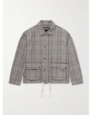 Barbour Westoe Checked Woven Blouson Jacket - Grey